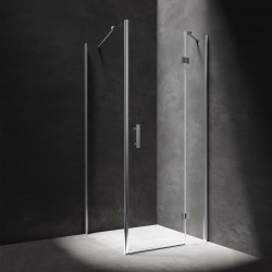OMNIRES - MANHATTAN obdélníkový sprchový kout s křídlovými dveřmi, 110 x 90 cm chrom / transparent /CRTR/ (MH1190CRTR)