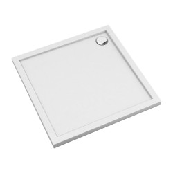OMNIRES - MERTON akrylátová sprchová vanička čtverec, 80 x 80 cm bílá lesk /BP/ (MERTON80/KBP)