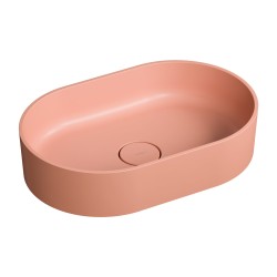 OMNIRES - OVO M+ umyvadlo na desku, 55 x 36 cm coral /CO/ (OVOUNCO)