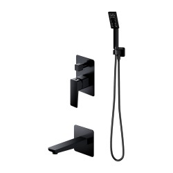OMNIRES - PARMA podomítková sprchová baterie černá mat /BLM/ (SYSPMW01BL)