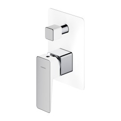 OMNIRES - PARMA sprchová baterie podomítková chrom / bílá /CRB/ (PM7435CRB)