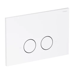 OMNIRES - Set: STRONGFRAME podomítkový rám + STEEL-R45 splachovací tlačítko, bílá mat (STFWC1R45-RWM)
