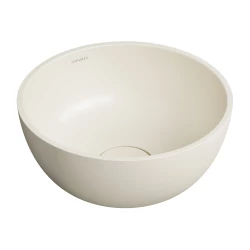 OMNIRES - SHELL M+ umyvadlo na desku, O35 cm, matná bílá písečná (SHELL350UNWS)