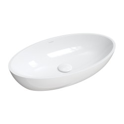 OMNIRES - SIENA M+ umyvadlo na desku, 60 x 35 cm bílá lesk /BP/ (SIENALUNBP)