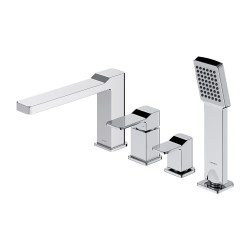 OMNIRES - SLIDE vanová baterie 4-otvorová chrom /CR/ (SL7732CR)