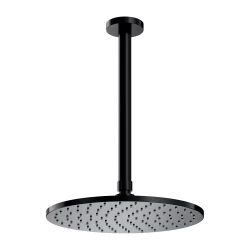 OMNIRES - SLIMLINE dešťová hlavice se stropním ramenem, černý polomat (WSSET1BL)