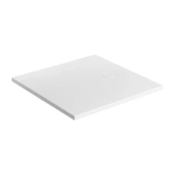 OMNIRES - Sprchová vanička AQUAROCK kompozit, protiskluzová, čtvercová 80 x 80 cm, bílá mat (AQUAROCK80-KBM)