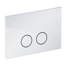 OMNIRES - STEEL-R45 splachovací tlačítko z nerezové oceli, chrom lesk (ST45PS1CR)