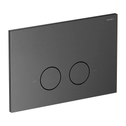 OMNIRES - STEEL-R45 splachovací tlačítko z nerezové oceli, grafit broušený (ST45PS1GR)