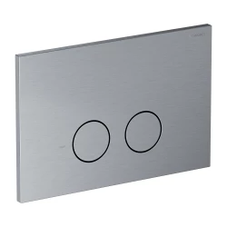 OMNIRES - STEEL-R45 splachovací tlačítko z nerezové oceli, nikl broušený (ST45PS1NI)