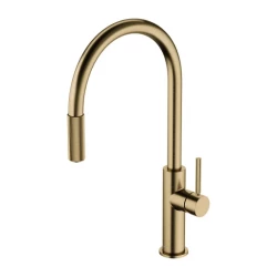 OMNIRES - SWITCH kuchyňská baterie s vyjímatelnou výtokovou armaturou pro připojení filtrační sady, antická hnědá (SW9059BR)