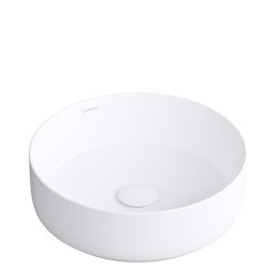 OMNIRES - TULSA umyvadlo na desku, o36 cm bílá mat /BM/ (TULSA355BM)