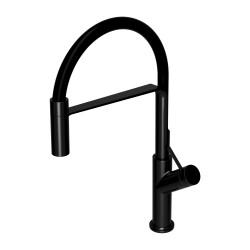 OMNIRES - VITA dřezová baterie černá polomatná /BLH/ (VI6350BLBL)