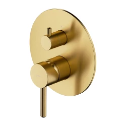OMNIRES - Y element nadomítková část baterie sprchové 2-výstupové, broušené zlato (Y1247ROGLB)