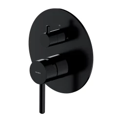 OMNIRES - Y element nadomítková část baterie sprchovo-vanové 3-výstupové, černý polomat (Y1248ROBL)