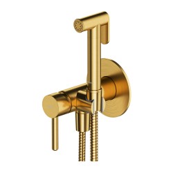 OMNIRES - Y podomítková bidetová baterie zlatá kartáčovaná /GLB/ (SYSYBI2GLB)