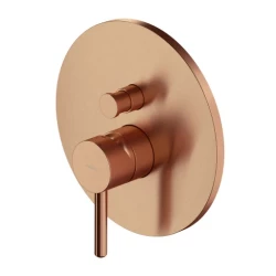 OMNIRES - Y podomítková sprchová a vanová baterie, prvek na omítku, broušená měď (Y1235ROCPB)