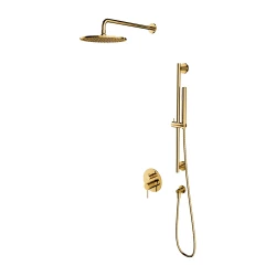 OMNIRES - Y systém sprchový podomítkový, 2-výstupový, lesklé zlato (SYSY47GL)