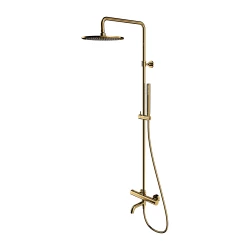 OMNIRES - Y termostatický exponovaný vanový systém, zlatý lesk (Y1234GL)