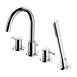 OMNIRES - Y vanová baterie 4-otvorová chrom /CR/ (Y1232CR)