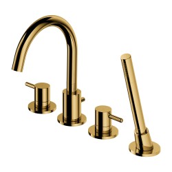 OMNIRES - Y vanová baterie 4-otvorová zlatá /GL/ (Y1232GL)