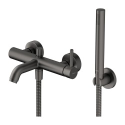 OMNIRES - Y vanová baterie se sprchovou soupravou grafit /GR/ (Y1231GR)