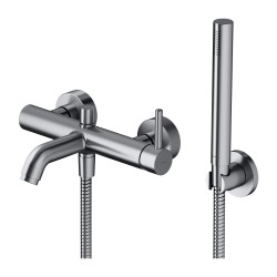 OMNIRES - Y vanová baterie se sprchovou soupravou nikl /NI/ (Y1231NI)