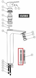 OPTIMA - připojovací hadičky k CU285 (2ks) (NDCU285HADICKA)