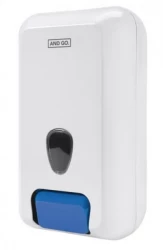 Ostatní - AND GO Dávkovač na abrasivní mýdlo Maxi C3 bílá s modrým tlačítkem 40001000 (40001000)