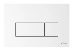 Ovládací tlačítko VitrA Root Square plast bílá lesk 740-2300 (740-2300)