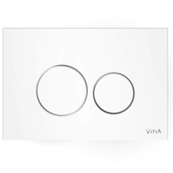 Ovládací tlačítko VitrA Vetro skleněné bílé 740-1600 (740-1600)