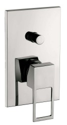 PAFFONI - Effe Sprchová baterie pod omítku s přepínačem a tělesem, chrom (EF015CR)