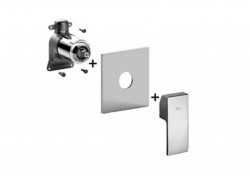 PAFFONI - Elle Baterie pod omítku pro 1 spotřebič, chrom (ELBOX010CR)