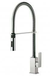 PAFFONI - Elle Dřezová baterie s výsuvnou sprškou, chrom (EL179CR)