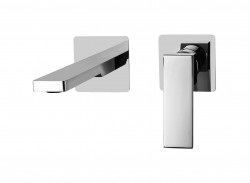 PAFFONI - Elle Umyvadlová baterie pod omítku s tělesem, 2-otvorová instalace, chrom (EL105CR70)