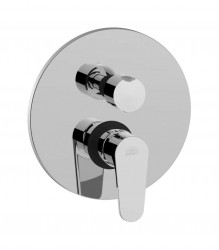 PAFFONI - Green Baterie pod omítku s tělesem, pro 2 spotřebiče, chrom (GR018CR)