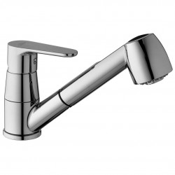 PAFFONI - Green Dřezová baterie s výsuvnou sprškou, chrom (GR183CR)