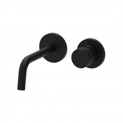 PAFFONI - Jo Umyvadlová baterie pod omítku s tělesem, 2-otvorová instalace, matná černá (JO104NO70)