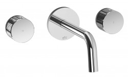 PAFFONI - Jo Umyvadlová baterie pod omítku s tělesem, 3-otvorová instalace, chrom (JO008CR)