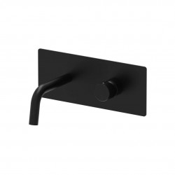 PAFFONI - Jo Umyvadlová baterie pod omítku s tělesem, matná černá (JO104NO)