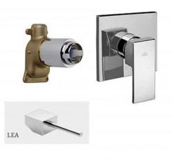 PAFFONI - Level Baterie pod omítku pro 1 spotřebič, chrom (LEABOX010CR)