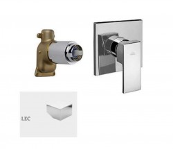 PAFFONI - Level Baterie pod omítku pro 1 spotřebič, chrom (LECBOX010CR)