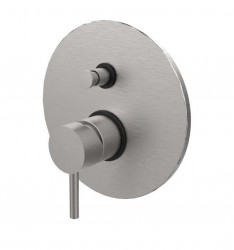 PAFFONI - Light Baterie pod omítku pro 2 spotřebiče, nerez (LIG015ST)