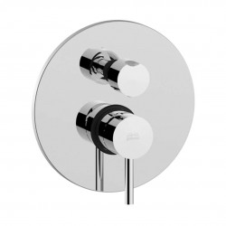 PAFFONI - Light Baterie pod omítku pro 3 spotřebiče, chrom (LIG019CR)