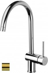 PAFFONI - Light Dřezová baterie, kartáčovaná zlatá (LIG280HGSP)