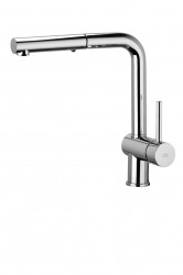 PAFFONI - Light Dřezová baterie s výsuvnou sprškou, chrom (LIG285CR-MET)