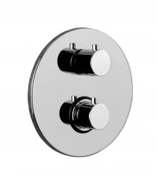 PAFFONI - Light Termostatická baterie pod omítku, pro 2 spotřebiče, chrom (LIQ018CR)