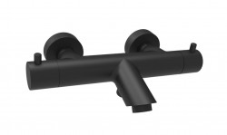 PAFFONI - Light Termostatická vanová baterie, matná černá (LIQ022NO)