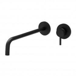 PAFFONI - Light Umyvadlová baterie pod omítku s tělesem, 2-otvorová instalace, černá mat (LIG105NO70)