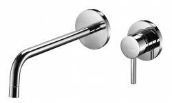 PAFFONI - Light Umyvadlová baterie pod omítku s tělesem, 2-otvorová instalace, chrom (LIG007CR70)